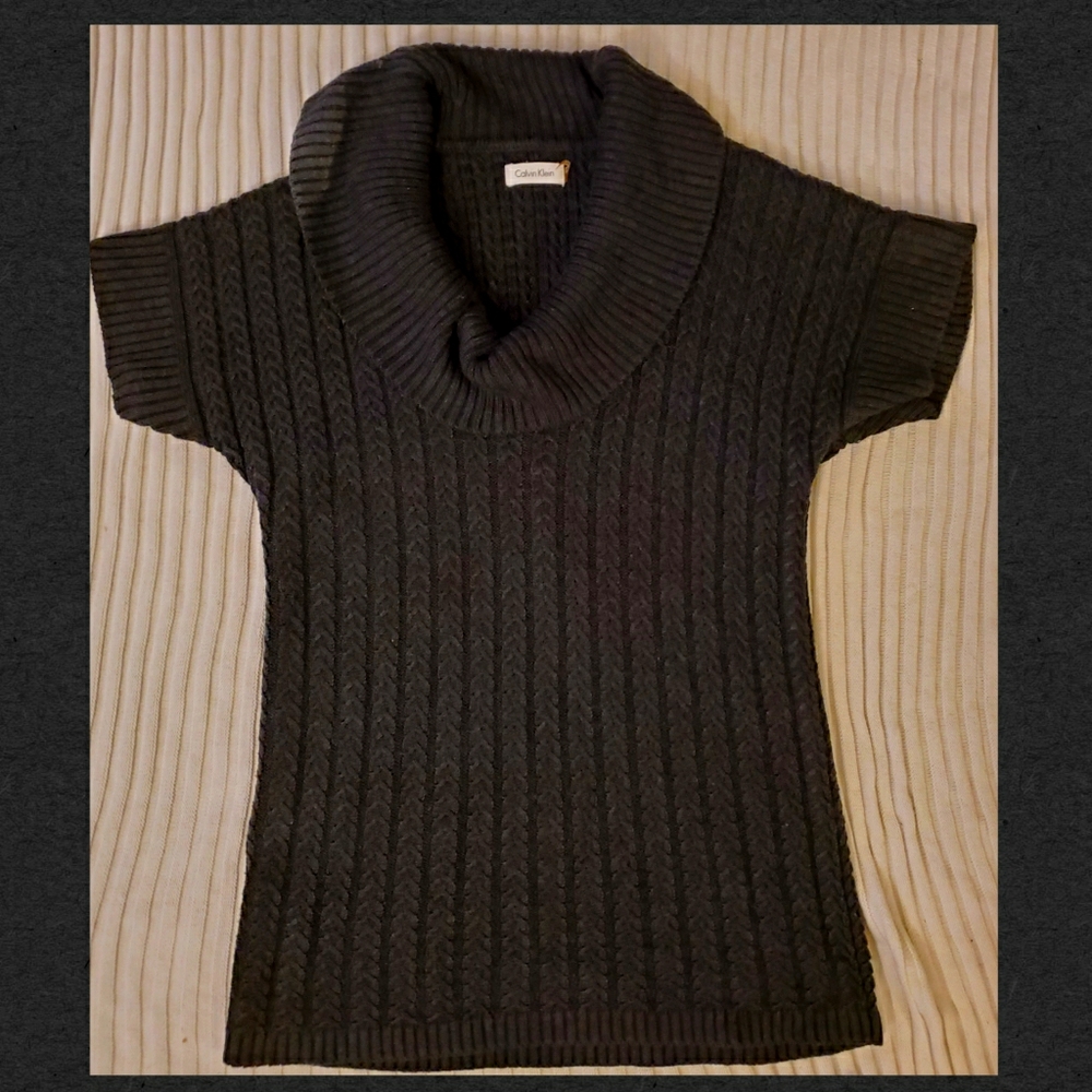 CK Cable Knit tunic sweater